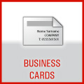 Business Cards printed full colour single or double sided. They are the most important things about your business.